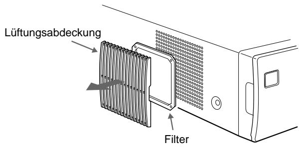 SONY UP-51MDU - Reinigen Sie den Filter - 1