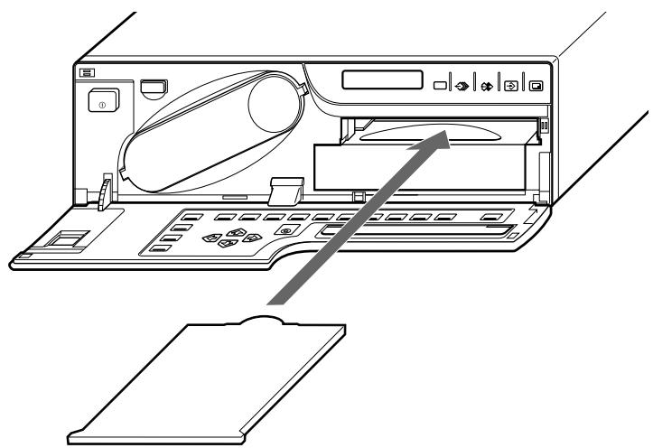 SONY UP-51MDU - Installation du réceptacle à papier, du magasin à papier et de la cassette à ruban encreur - 2