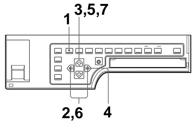 SONY UP-51MDU - Sélection de la fonction de la touche CLEAR - 1