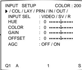 SONY UP-51MDU - Organigramme de l'écran de menu - 4