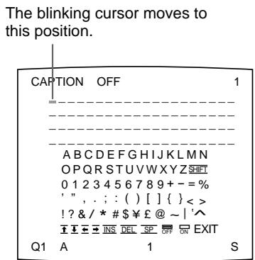 SONY UP-51MDU - To move the cursor - 3