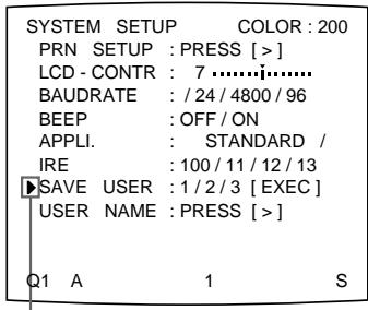 SONY UP-51MDU - Speichern von Benutzerdefinitionen - 6