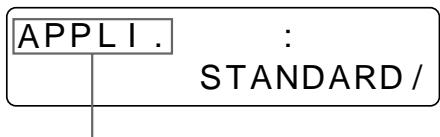 SONY UP-51MDU - Select APPLI. by pressing the  or  button. - 2