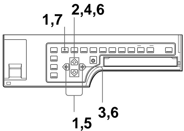 SONY UP-51MDU - Einstellen der Helligkeit des Drucker-Displays - 1