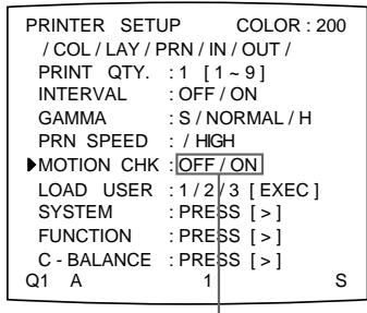 SONY UP-51MDU - So wahlen Sie die Einstellung über das Menu aus - 6