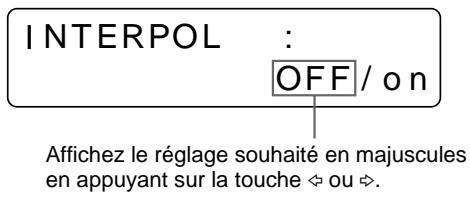 SONY UP-51MDU - Lors du réglage de la nettété SHARPNESS - 3