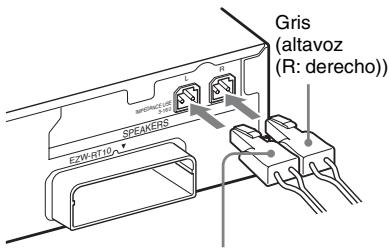 SONY WAHT-SA20 - Para conectar los cables de altovoz al amplificador de sonido envolvente - 1
