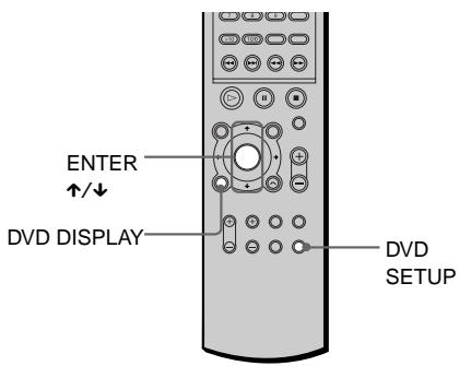 SONY AVD-S50ES - Utilisation du menu d'installation - 1
