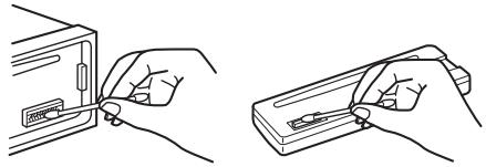 SONY CDX-GT260MP - Cleaning the connectors - 1