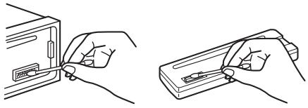 SONY CDX-GT260MP - Reinigen der Anschlüsse - 1