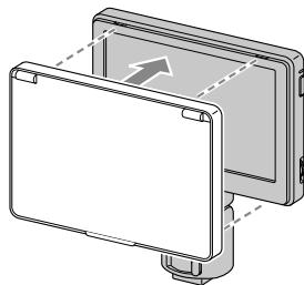 SONY CLM-V55 - Fixation du parasoleil - 1