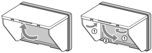 SONY CLM-V55 - Pour ouvrir et fermer le parasoleil - 1
