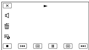 SONY DEV-3 - Opérations disponibles depuis l'écran de lecture - 1