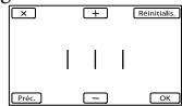 X + Réinitialis. | | Préc. = OK