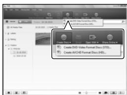 Create DVD Video Format Disc (DVD)... Create MSCI Format Disc (MSCI)...