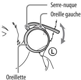 Serre-nuque Oreille gauche L Oreillette