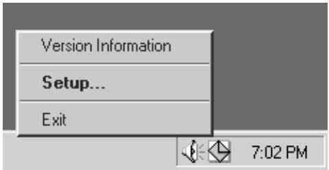 Version Information Setup... Exit 7:02 PM