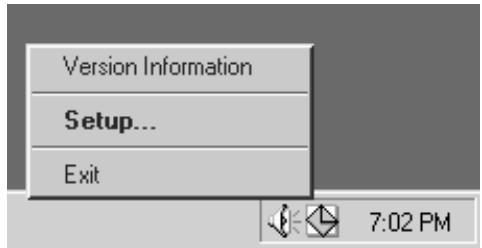 Version Information Setup... Exit 7:02 PM