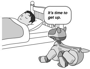 It's time to get up.