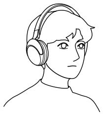 SONY MDR-RF960RK - Colóquese los auriculares. - 1