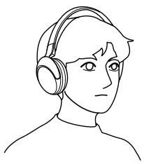 SONY MDR-RF960RK - Put on the headphones. - 1