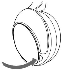 SONY MDR-RF960RK - Cierre la tapa del compartimiento de la pila. - 1