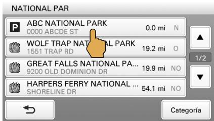 SONY NV-U74T - Búsqueada por nombre de PDI (Puntos de Interés) - 5