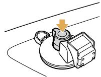 SONY NV-U74T - Presionefirmamente y gire la palanca en el sentido contrario a las agujas del reloj para bloquearlo en la posicion. - 1