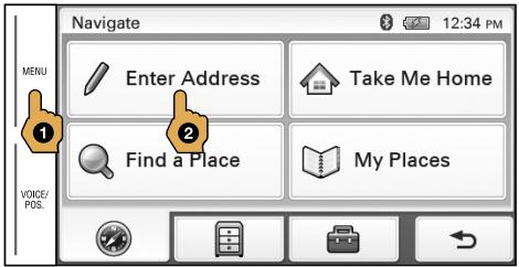 SONY NV-U74T - Searching by address - 1