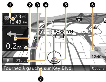 SONY NV-U74T - Affichage de la carte - 1