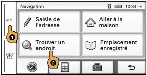 SONY NV-U74T - Recherche par nom des points d'intérêt - 1