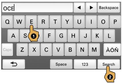 SONY NV-U74T - Searching by address - 3