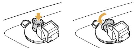 SONY NV-U74T - Press firmly, then turn the lever counterclockwise to lock into the position. - 2