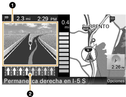 SONY NV-U74T - Aproximación a una intersección de autopista sin peajes - 1