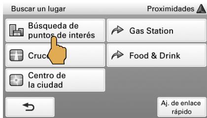 SONY NV-U74T - Búsqueada por nombre de PDI (Puntos de Interés) - 2