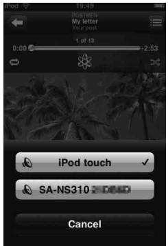 SONY SA-NS310 - iPhone, iPod touch ou iPad - 1