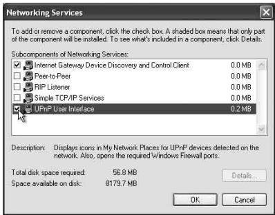 SONY SA-NS310 - Zaznacz pole wyboru obok [Interfejs uzytkownika UpnP] i kliknj [OK]. - 1