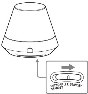 SONY SA-NS310 - Para configurar el modo de espera - 2