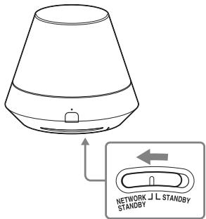 SONY SA-NS310 - Para configurar el modo de espera de red - 2