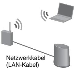SONY SA-NS400 - Option 1: Manuelle Einrichtung des drahtlosen Betriebs - 1