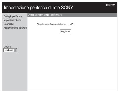 SONY SA-NS400 - Schemata Aggiornamento software - 1