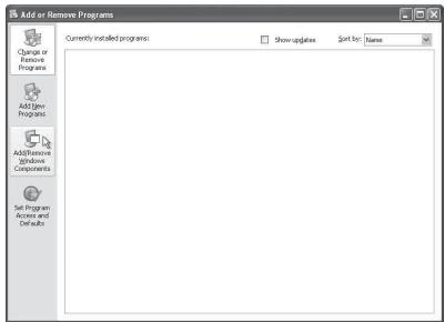 SONY SA-NS400 - Klichen Sie auf [Windows-Komponenten hinzufugen/entfernen]. - 1