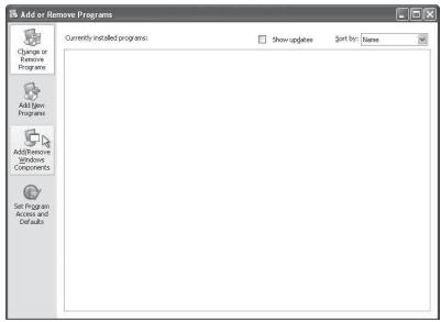 SONY SA-NS410 - Cliquez sur [Ajouter ou supprimer des composants Windows]. - 1