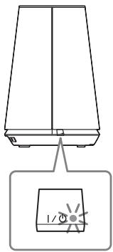 SONY SA-NS410 - Assurez-vous que l'appareil est raccordé à une source d'alimentation secteur (page 15). - 1