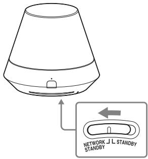 SONY SA-NS410 - Para configurar el modo de espera de red - 2