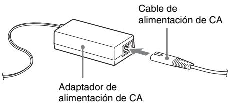 SONY SA-NS410 - Conexión a una fuente de alimentación de CA - 1