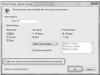 SONY SA-NS410 - Configuración de un ordenador con Windows Vista/ Windows XP - 5