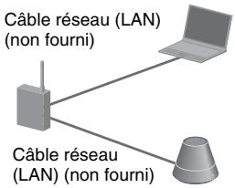 SONY SA-NS410 - Option 5 : méthode DHCP - 1