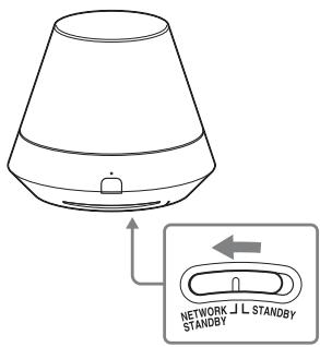 SONY SA-NS410 - Włączanie sieciowego trybu gotowości - 2