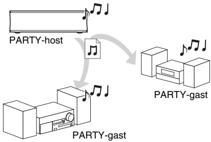 SONY SMP-N200 - Dezelfde muziek weergeven in meerdere vertrekken (PARTY STREAMING) - 1